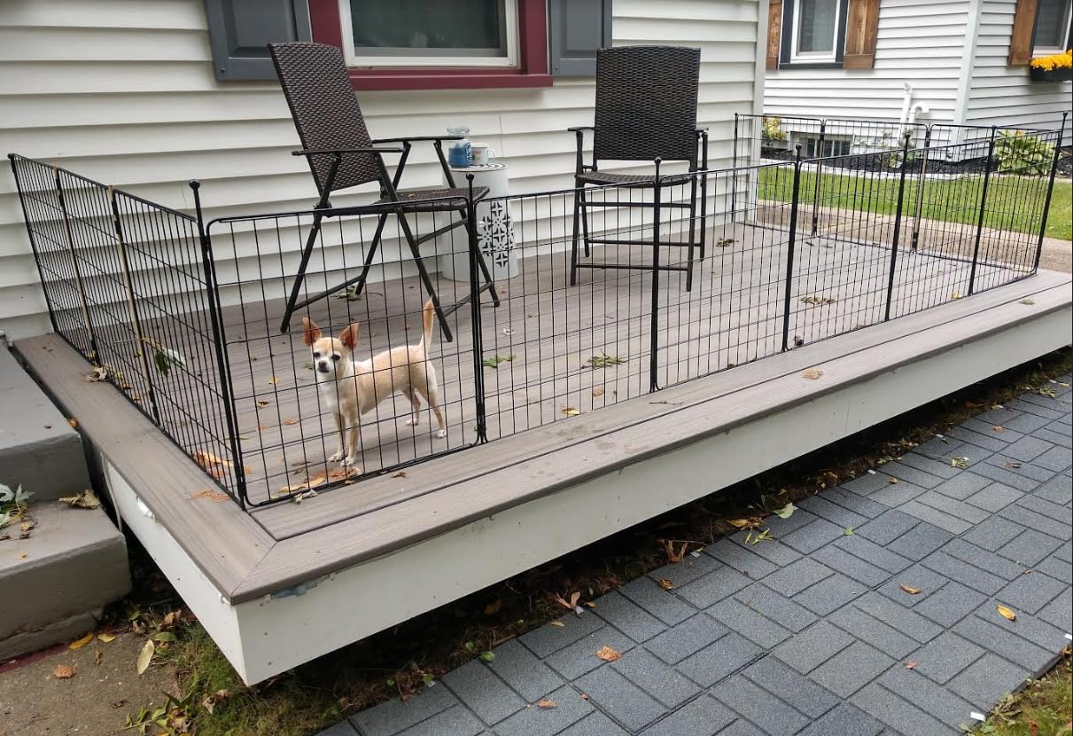 FXW MiniPaws Dog Playpen, Indoor, Yard & RV Camping, 32" H, 32 Panels