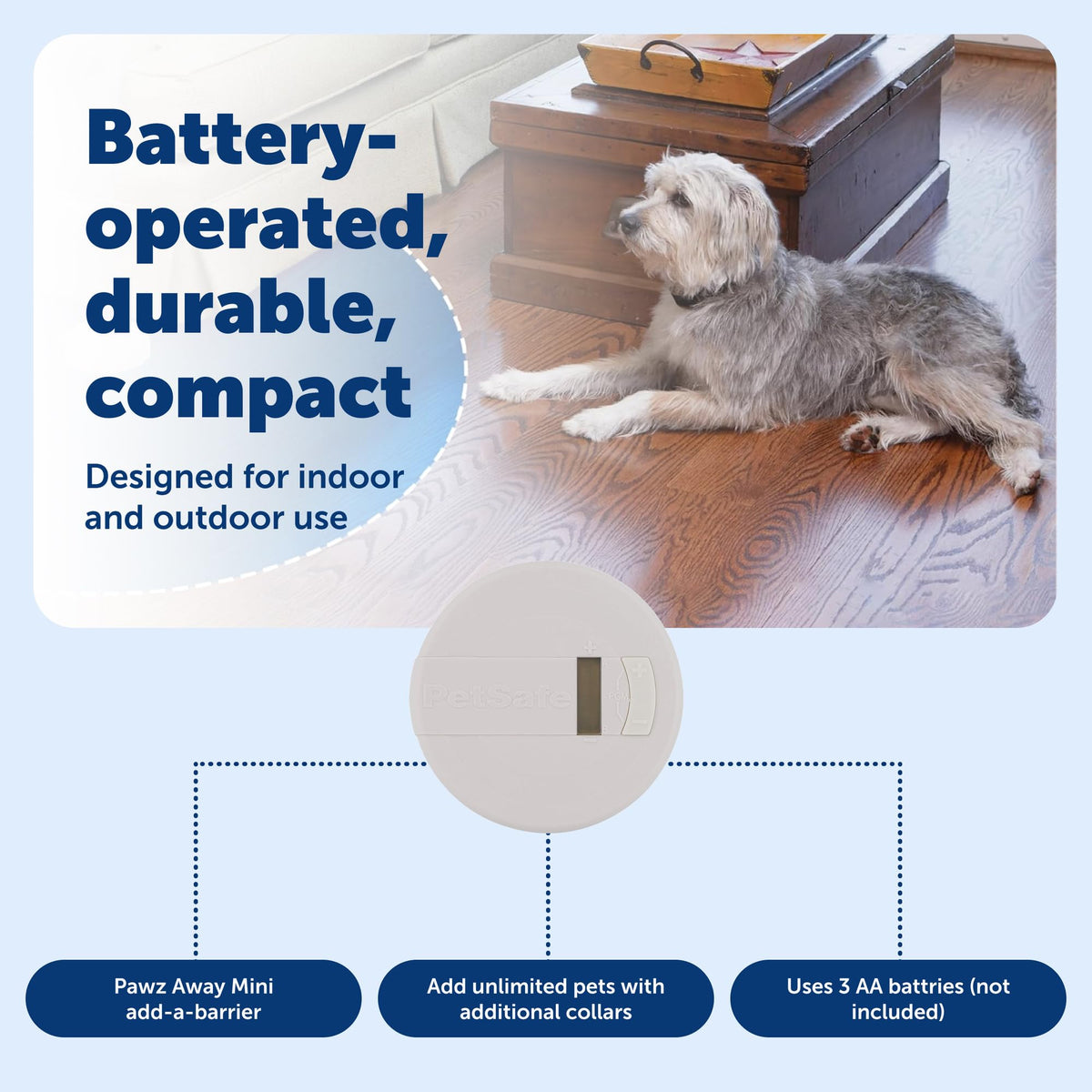 PetSafe Pawz Away Mini Extra Pet Barrier Base Unit, Indoor/Outdoor