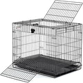 MidWest Homes for Pets Small Wabbitat Rabbit Cage, Grid Mesh Floor, Removable Tray, Top & Front Door Access, Rust Resistant Finish, No Tools Required