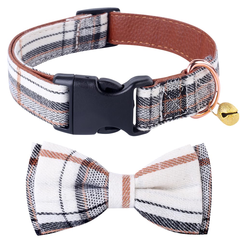 Yizepet Dog Collar and Leash - Adjustable pet Collar for Dogs with Metal Buckle Collar, Stylish Pattern for Small Medium or Large Boy and Girl Dog and Cat