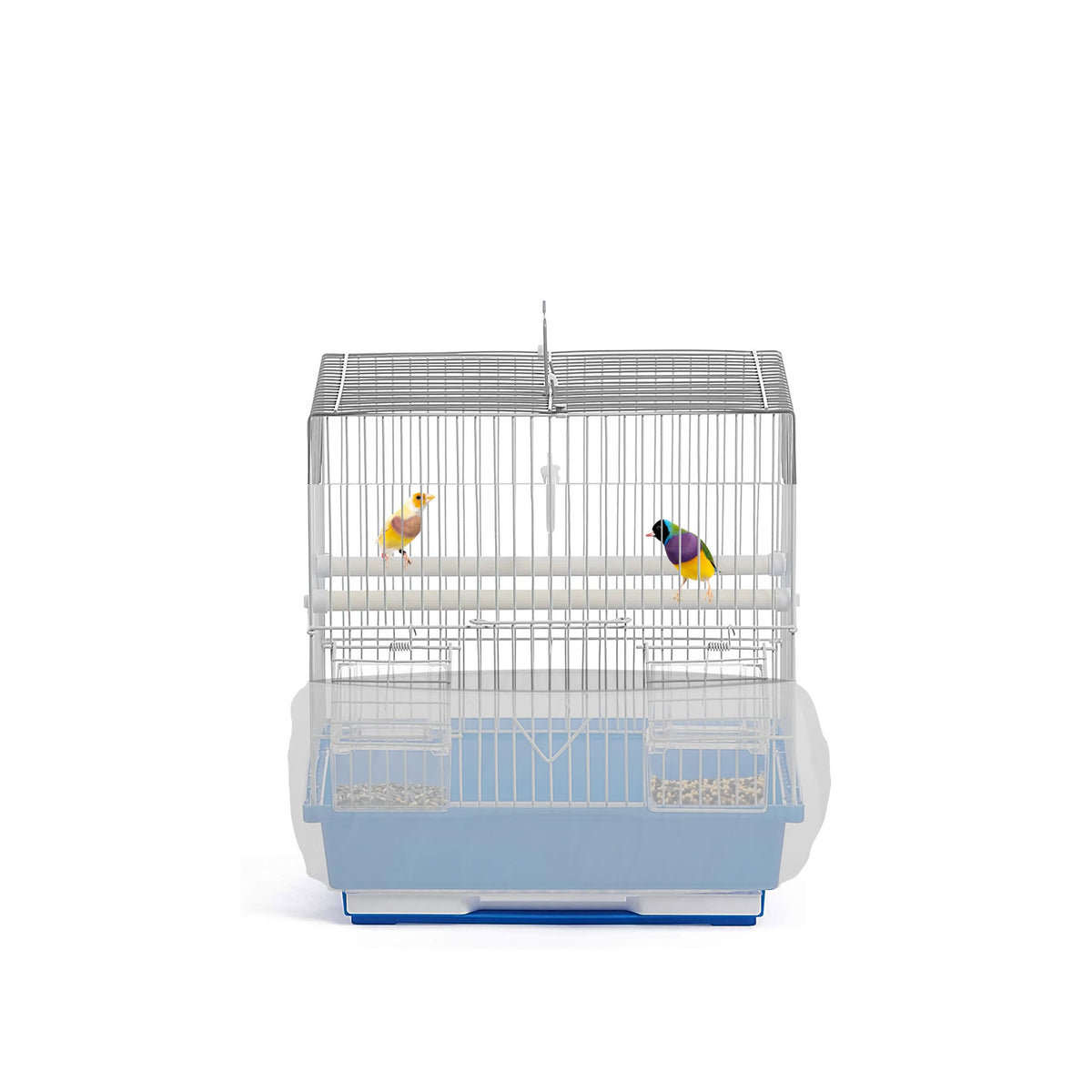 KNUTI Universal Bird Cage Seed Catcher Universal Mesh Skirt Cover Stretchy Small Animal Cages Cover Pet Removable Durable Protector (Seed Catcher)