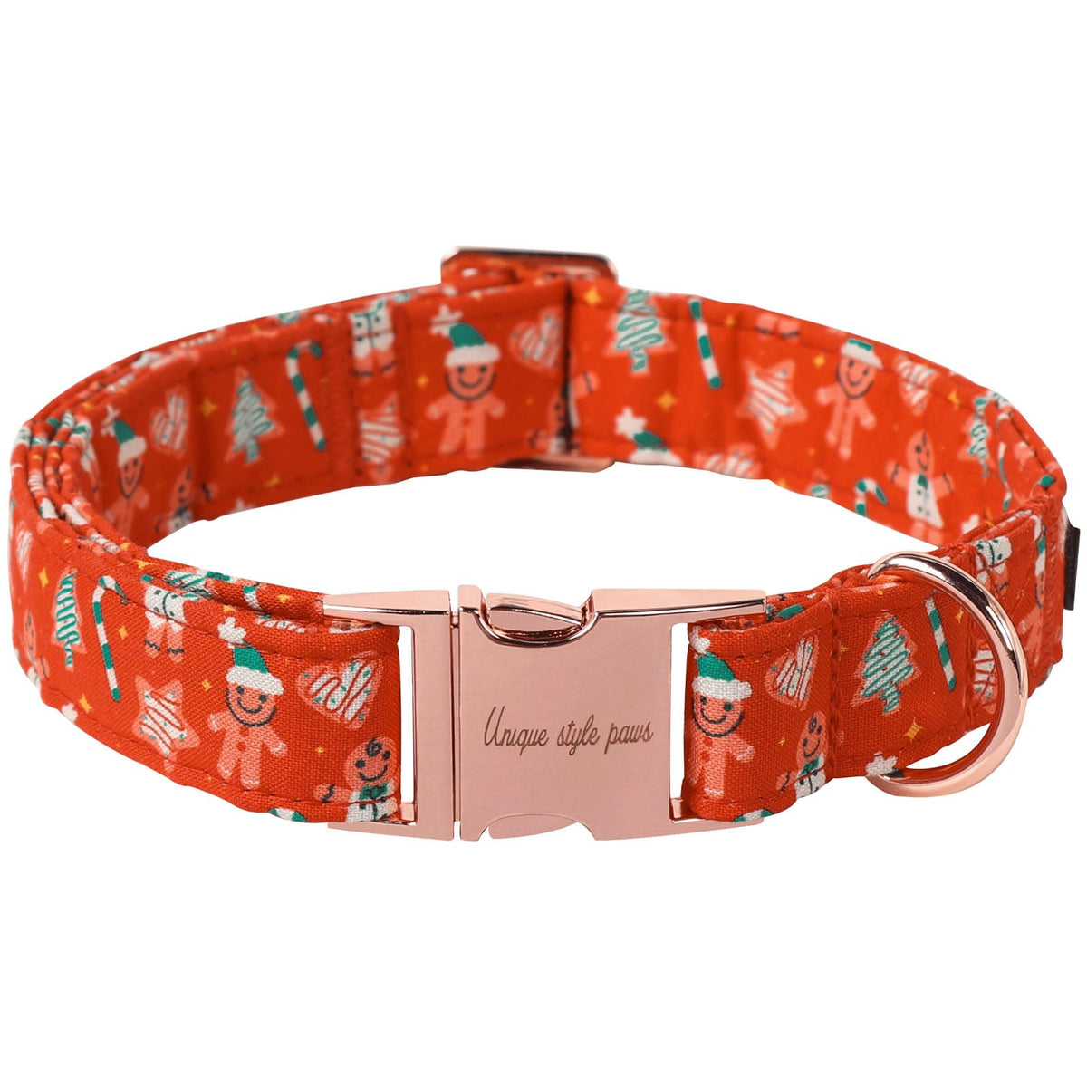 Unique Style Paws Metal Buckle Painting Banana Leaves Collar Gift - Durable & Cute for Small, Medium & Large Dogs