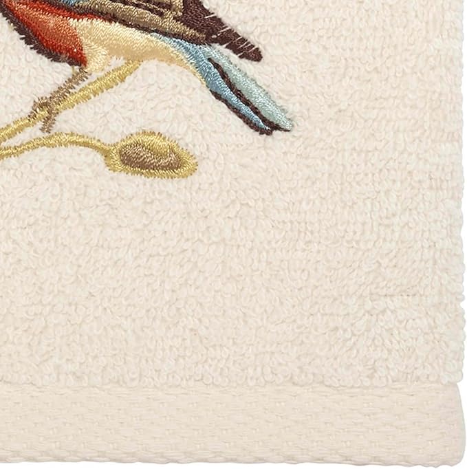 Avanti Linens - Fingertip Towel, Soft & Absorbent Cotton Towel (Premier Songbirds Collection)