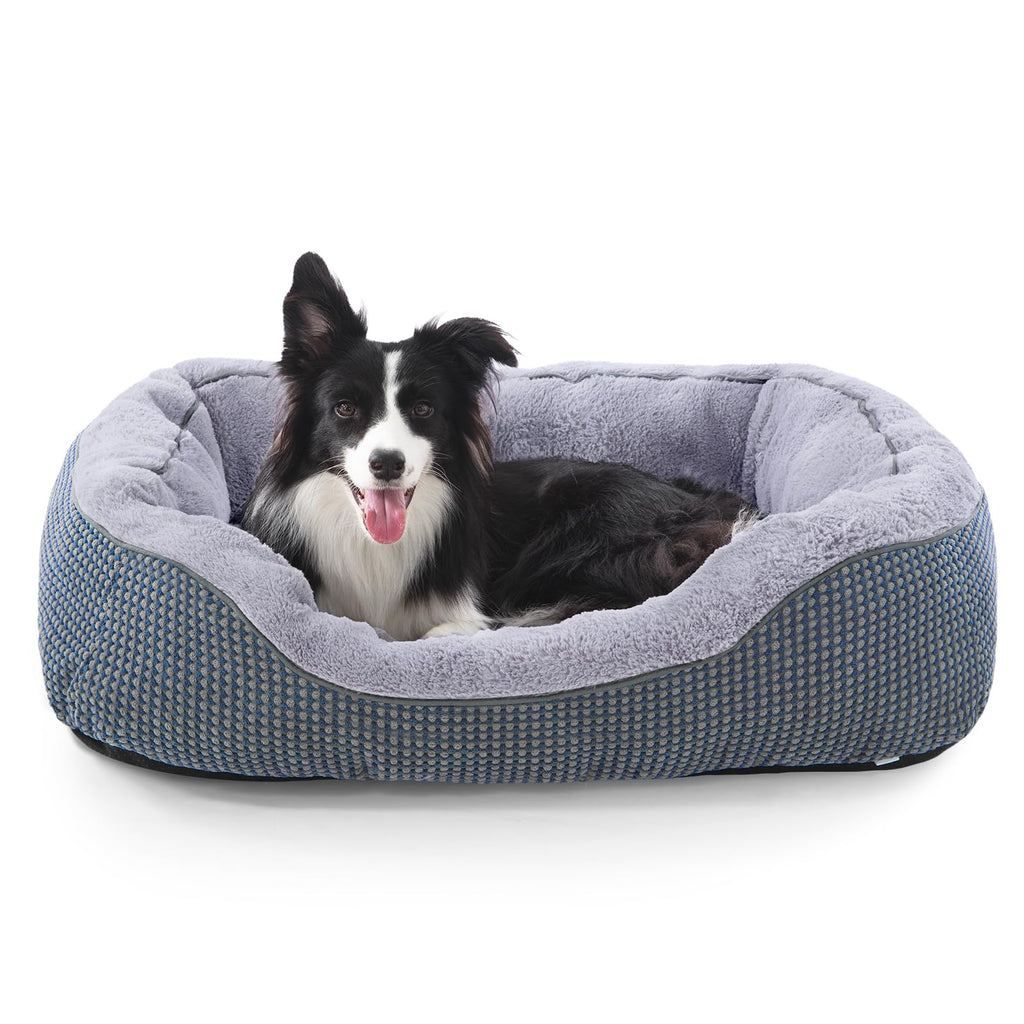 INVENHO Dog Bed Medium Size, Orthopedic Warming Soft Calming Sleeping Durable with Anti-Slip Bottom