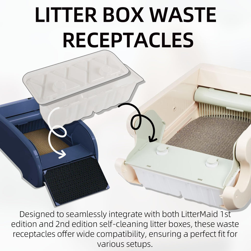 VIKOS Products Disposable Litter Box Waste Receptacles for Littermaid