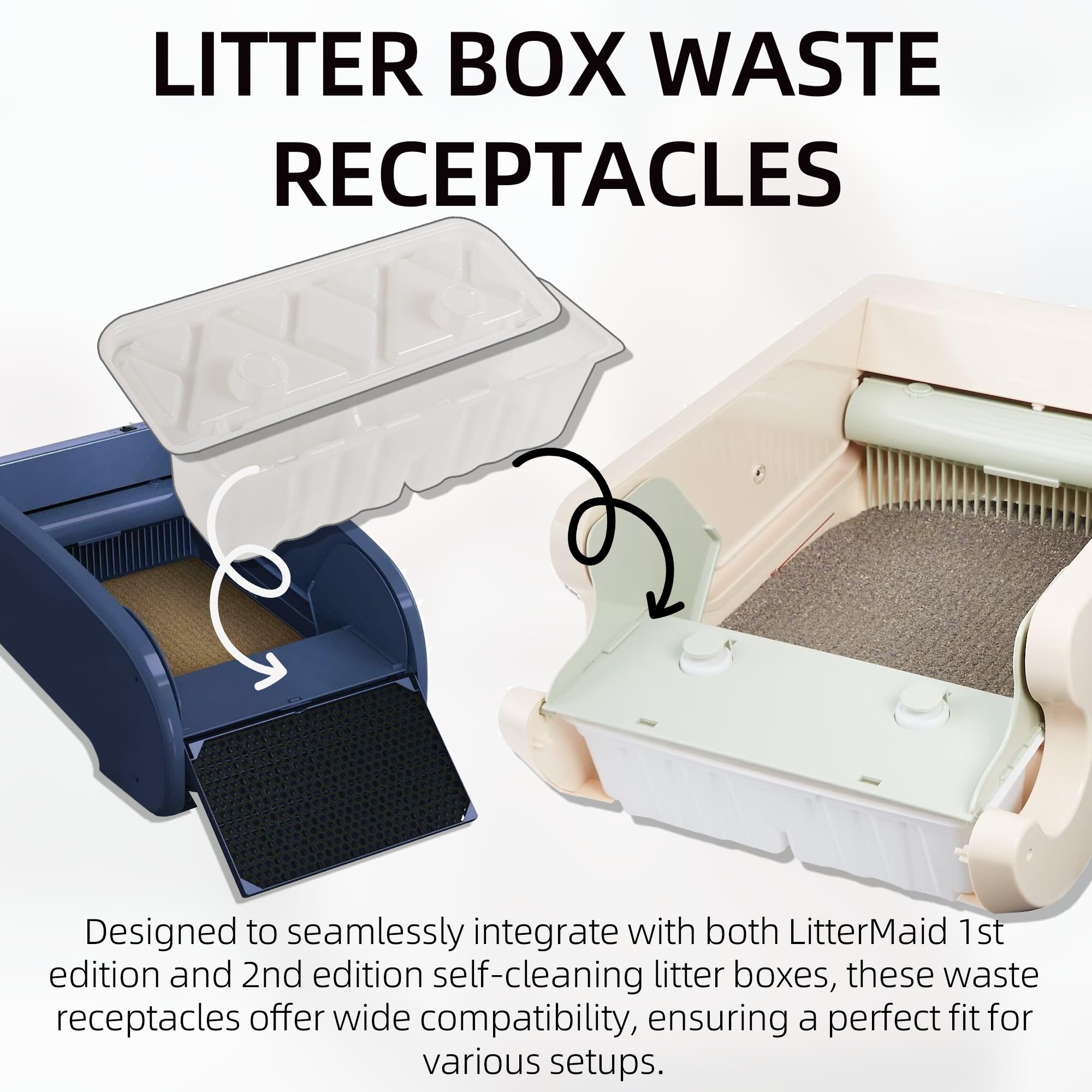 VIKOS Products Disposable Litter Box Waste Receptacles for Littermaid