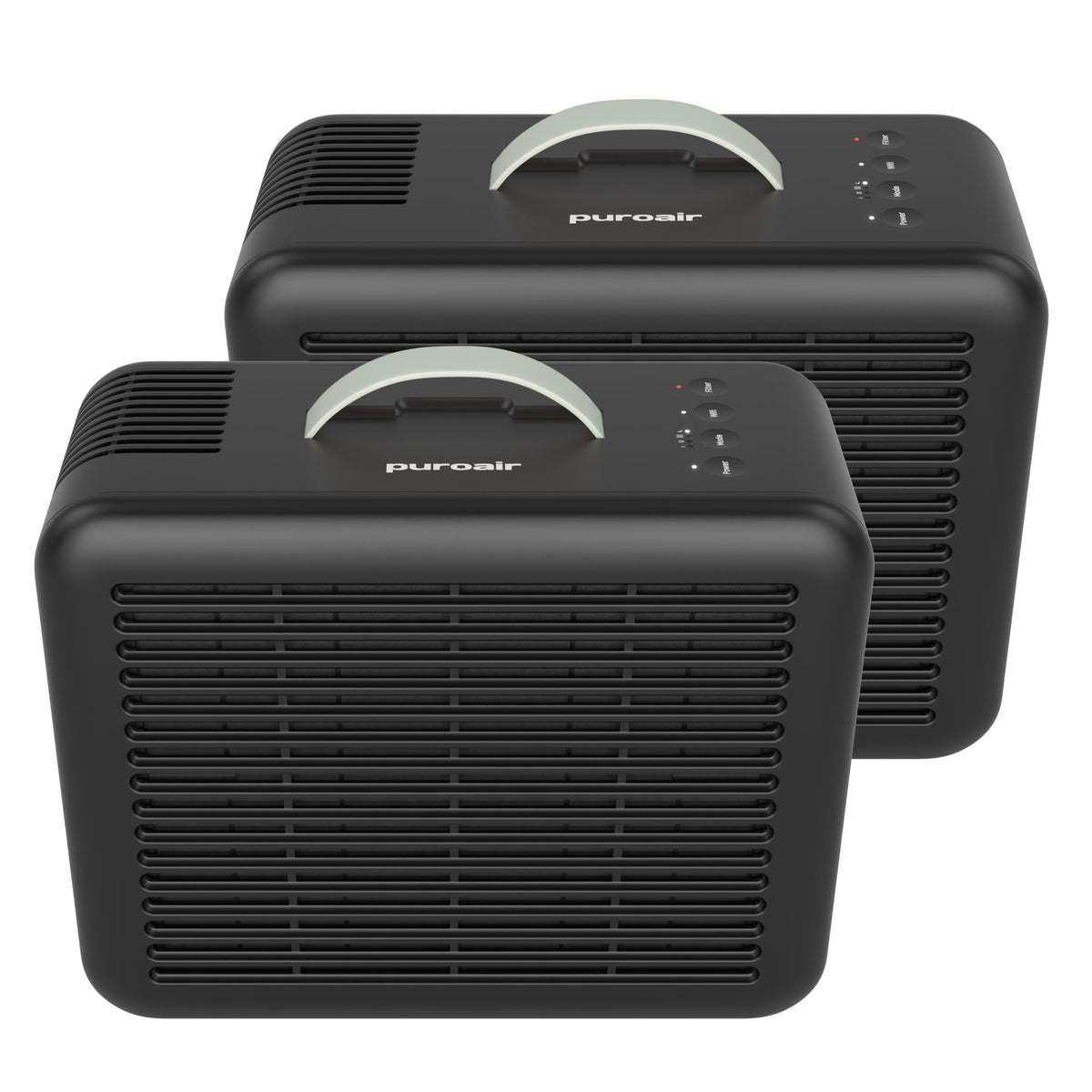 PuroAir 100i Smart HEPA Air Purifiers for Bedroom Home Pets - 550 Ft² (2PK)