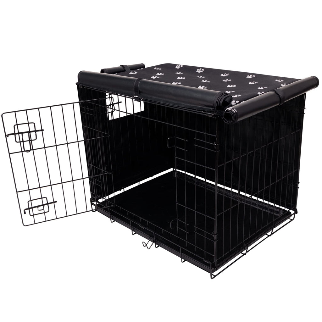 Pet Prime Dog Crate Cover for Wire Cages 24 30 36 42 48 Inch Outdoor Pet Kennel Cover Machine Wash & Dry (Cover Only) (36 Inch Crate Cover (36"x23"x25"))