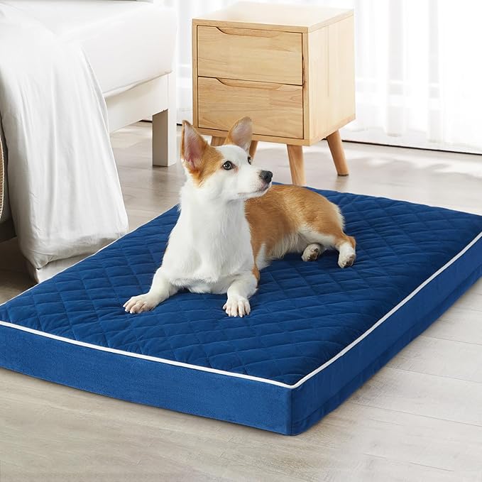 WNPETHOME Orthopedic Waterproof XL Dog Bed for Crate Cozy Sleep