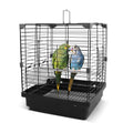 Small Bird Cage for Travel, Parrot Carrier with Handle 12"L x 12"W x 14.6"H