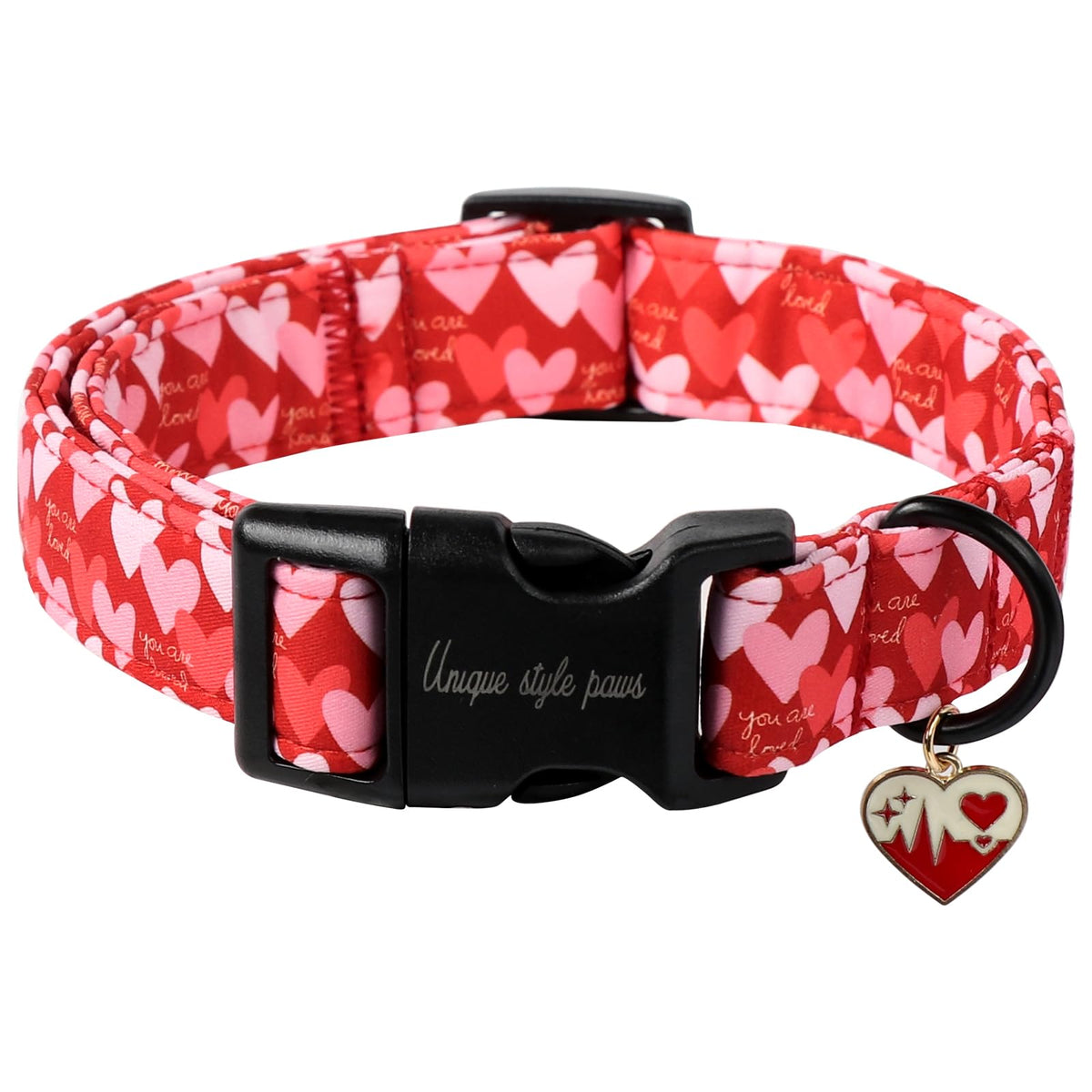 Unique Style Paws Metal Buckle Painting Banana Leaves Collar Gift - Durable & Cute for Small, Medium & Large Dogs