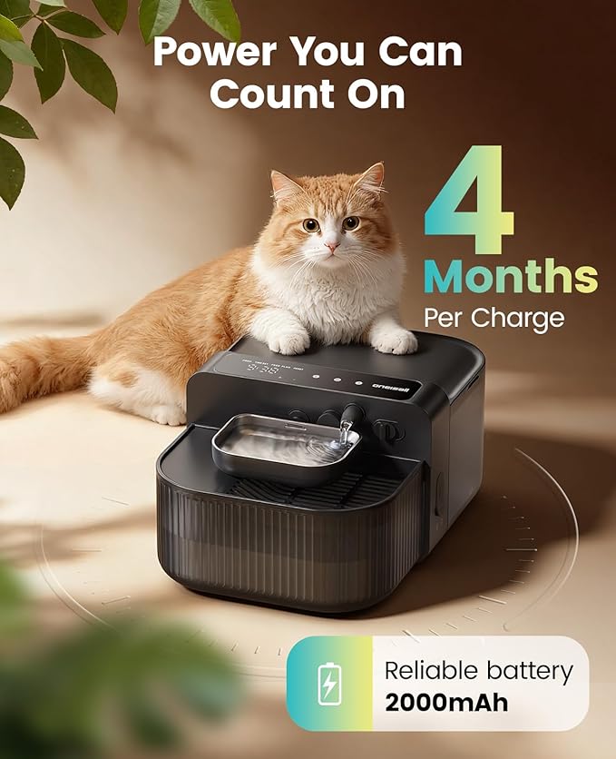 oneisall Cat Water Fountain