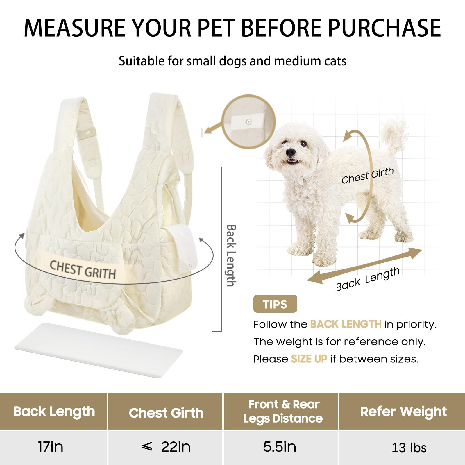 JourCraf Pet Carrier Backpack, Adjustable Pet Front Cat Dog Carrier Backpack Travel Bag for Small Medium Dogs Cats and Rabbits, Safety Strap with Removable Bottom Plate for Camping Hiking Traveling