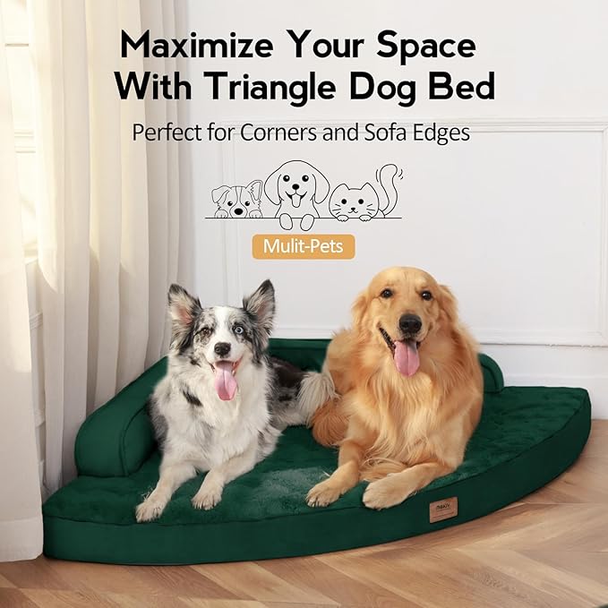 MEKIY Orthopedic Waterproof Dog Bed with Sides for Large Sizes Dogs