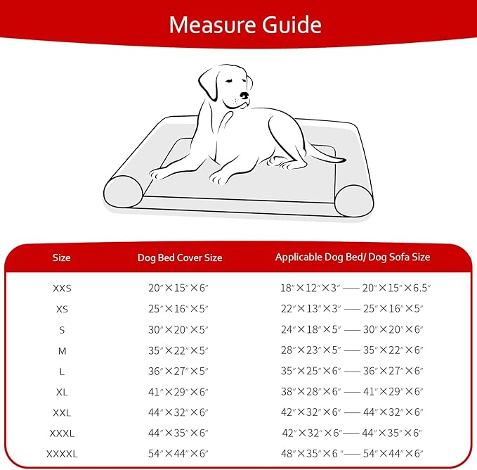 Waterproof Dog Bed Covers Replacement Washable Pet Hair Easy to Remove, Noiseless Quilted Puppy Pet Bed Cover Lovely Grey Star Print 22x35 Inches, for Dog/Cat, Cover Only