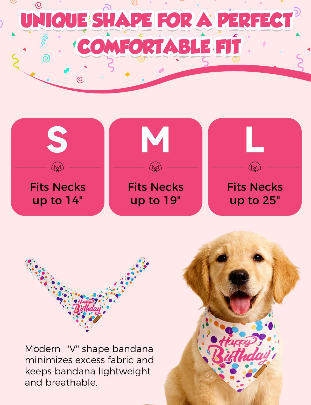 Qxsnuvvlg Dog Birthday Bandana,Dog Birthday Decorations