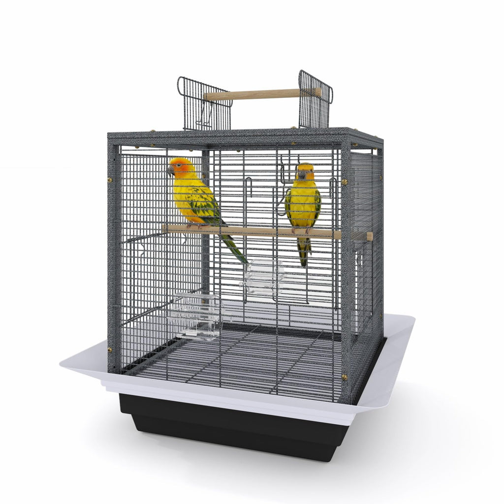 Garvee Small Bird Cage with Playground Stand, 20 Inch High Travel Bird Cage for Parrot, Parrot Carrier for Parakeet, Cockatiels, Budgies Medium Small Sized Birds