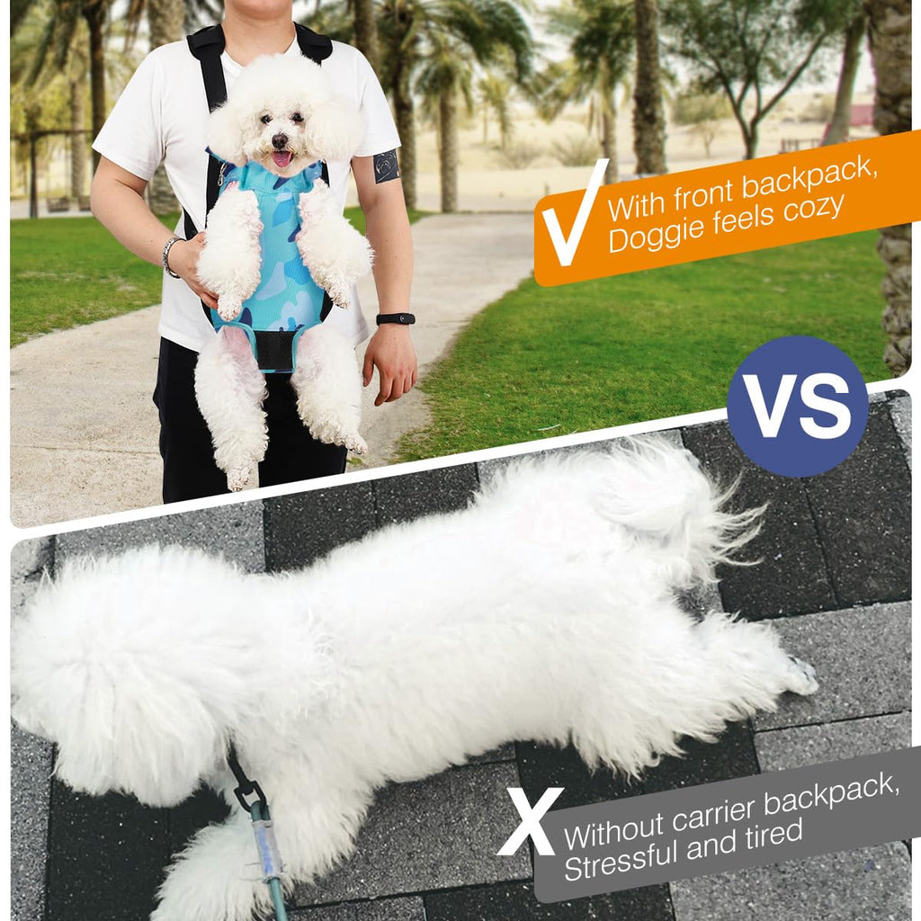 Pawaboo Pet Front Carrier Backpack for Small Medium Dogs