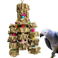 PINVNBY Macaw Toys, Extra Large Parrot Toys, Natural Wood Bird Chewing Toys for Large Birds Parrots African Grey Macaws Cockatoos Parkeets Eclectus Parrots