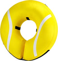 BENCMATE Inflatable Dog Cone Collar Alternative, Soft Dog Cone for Small Medium Large Dogs and Cats, Neck Recovery ECollar Donut Collar After Surgery (Small, Tennis)