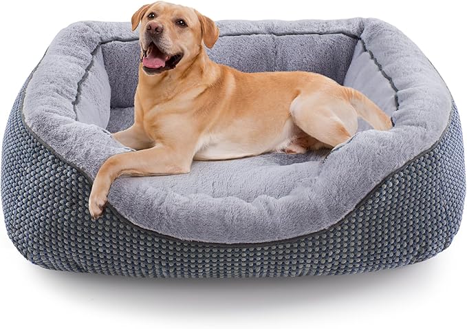 INVENHO Small Dog Bed Washable Orthopedic Calming Warming Durable Pet Bed with Anti-Slip Bottom