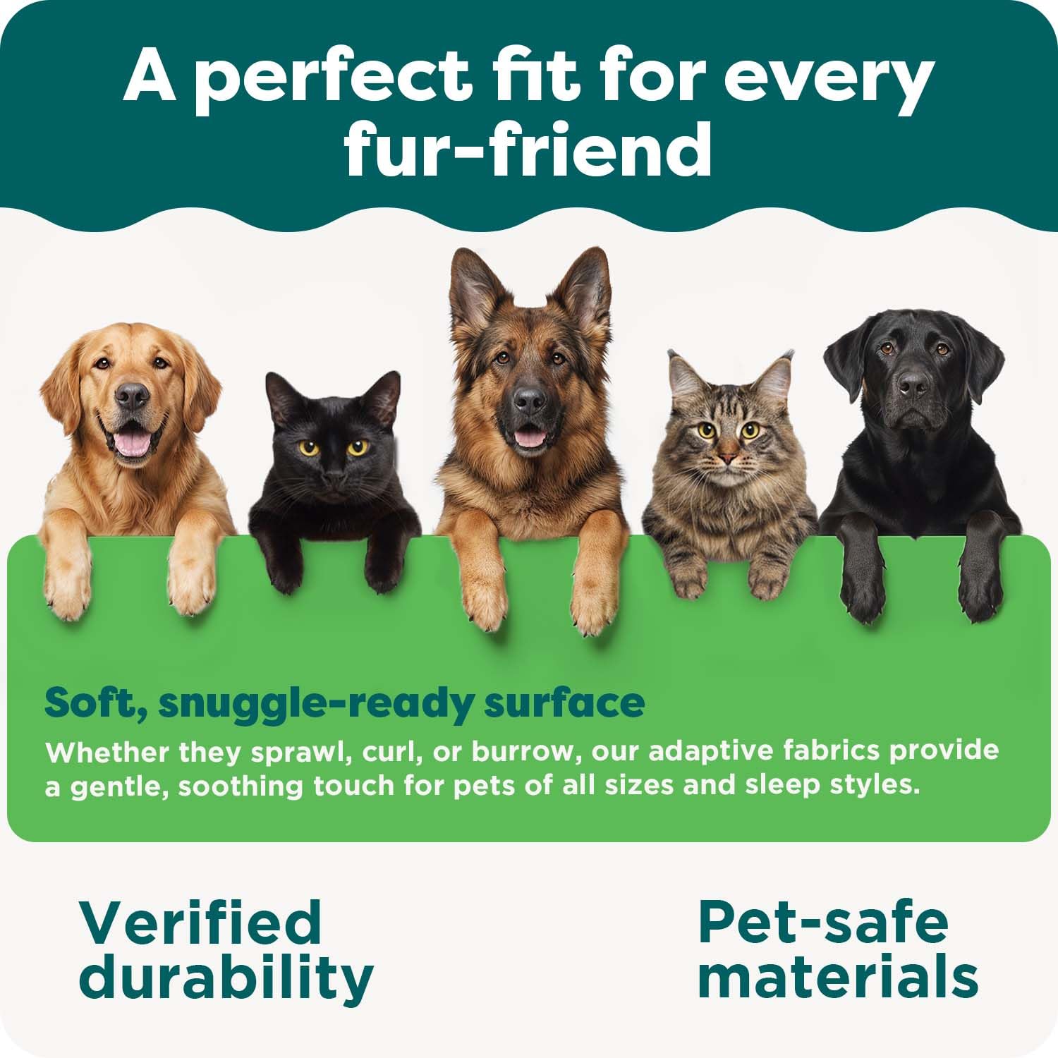 Furhaven 44" Round Orthopedic Dog Bed for Large Dogs w/ Removable Washable Cover, For Dogs Up to 80 lbs - Sherpa & Suede Snuggery - Gray, 44-inch