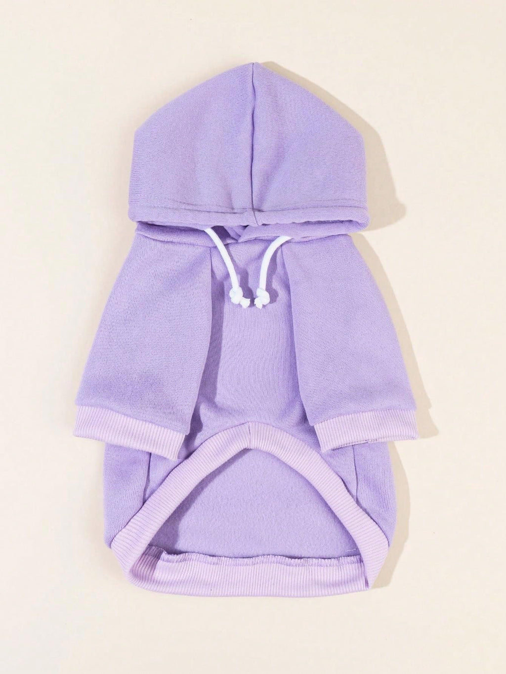QWINEE Basic Dog Hoodie Sweatshirt Puppy Sweater Warm Cat Costumes Pet Clothes for Chihuahua Puppy Kitten Small Medium Dogs Mauve Purple X-Large