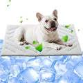 Dog Cooling Mat Self Coolings Foldable Cooling Pad for Dog in Summer Coolings Mat for Dogs and Cats Machine Washable (Rectangle,Blue, Large-48 L x 28" W)