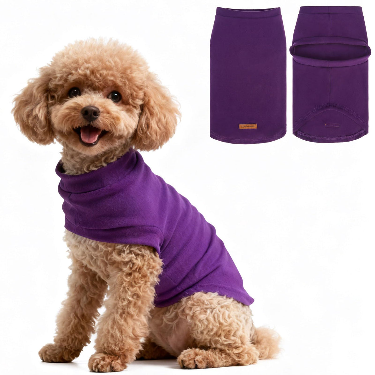 EXPAWLORER Cat Sweater Warm Fleece Pet Clothes for Cats Only