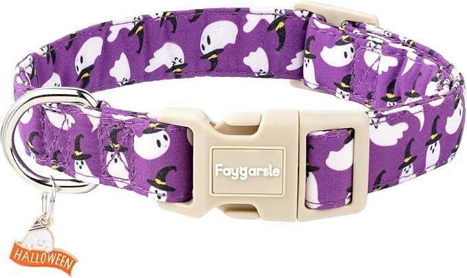 Faygarsle Blueberry Pattern Dog Collar for for Summer Small Medium Large Dogs Light Blue, M