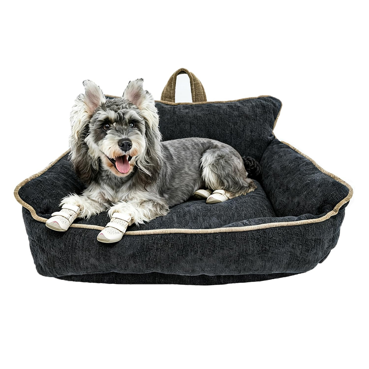 RAFASAFA Washable Dog Bed Medium Size,Pet Beds for Medium Dogs,Dog Sofa Bed with Removable Washable Cover,Warm and Comfortable,M(23.5"x15.5"x13.5")