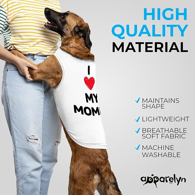 Apparelyn Custom Dog Shirt Design – Dog T-Shirt with Logo, Text or Image Print Custom t Shirt, Clothes for Dogs