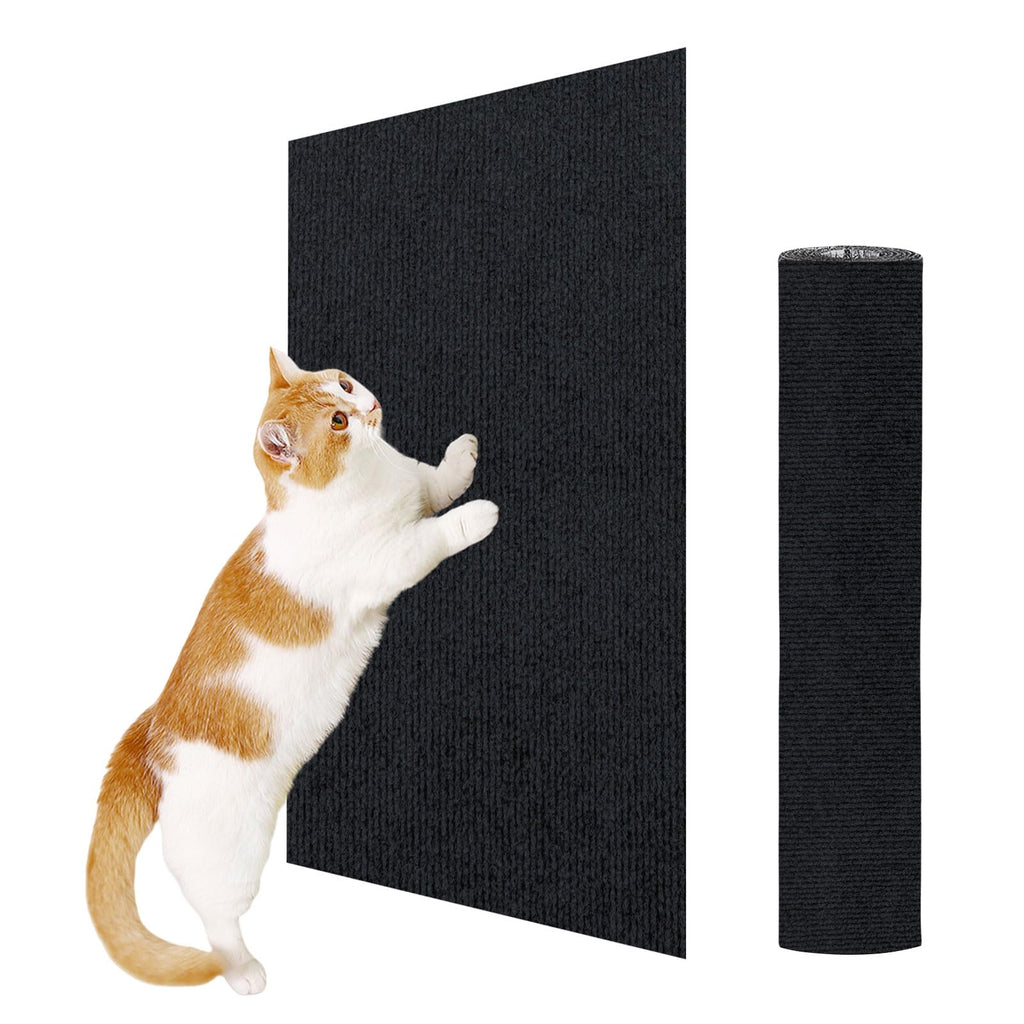 ENONCI 23.6x15.8 Cat Scratcher Mat, Self-Adhesive Cat Scratch Furniture Protector