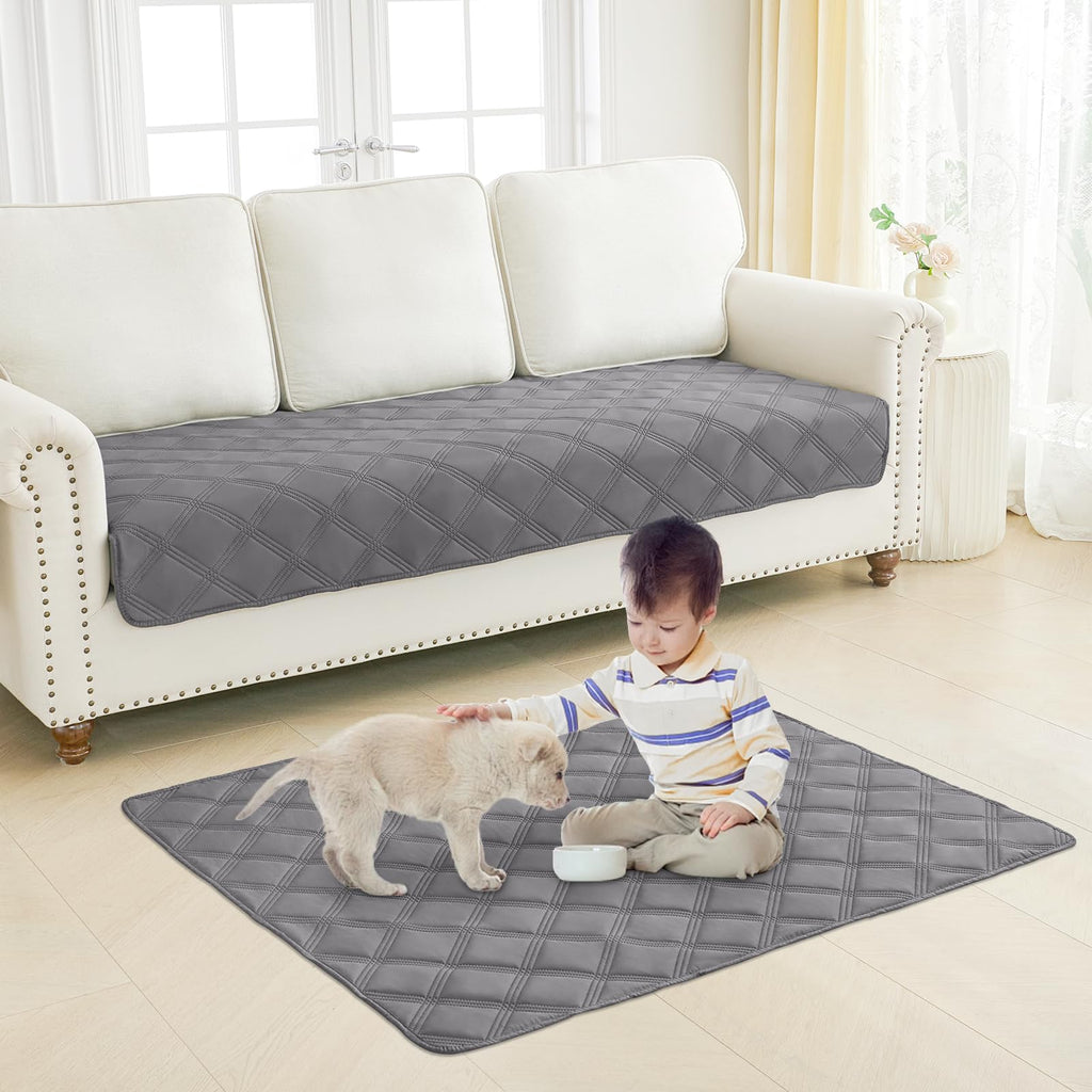 Smiry Waterproof Dog Bed Cover, Reversible Pet Blanket for Sofa Couch