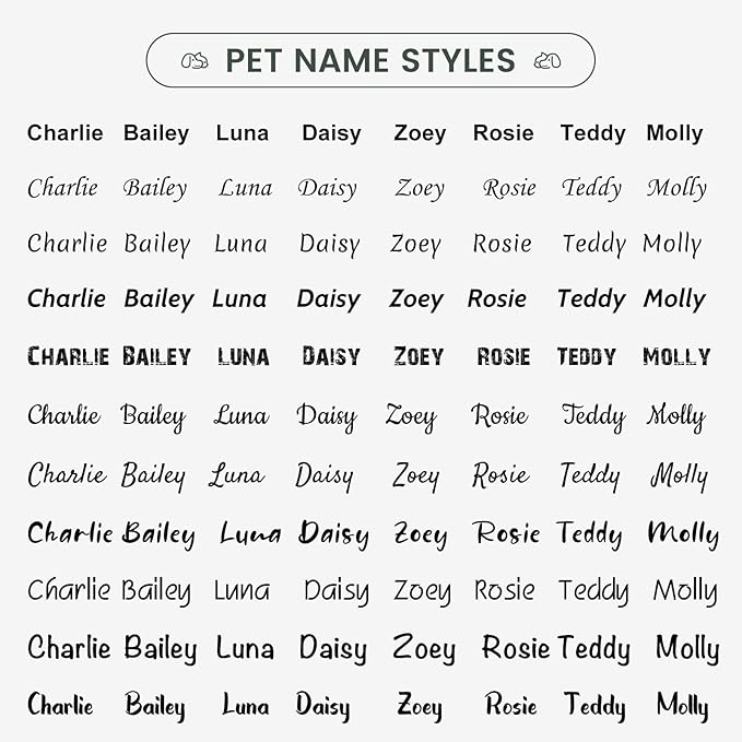 Dog Tags Personalized for Pets - YEHANTI Personalized Dog Tags with Lovely Icons, Durable Stainless Steel Pet ID Tags for Small Large Dogs Cats, Custom Dog Name Tags Engraved on Both Sides (Bone)