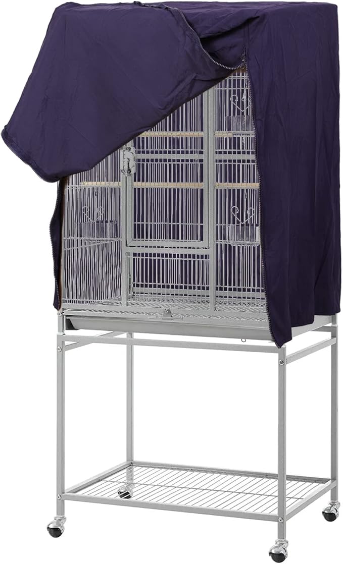 QBLEEV Birdcage Covers, Breathable Universal Bird Parrot Cage Cover Shade