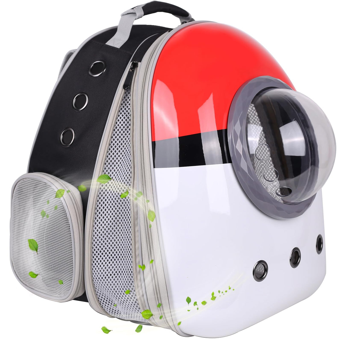Large Cat Backpack Carrier, 20 Pounds Cat Carry Bookbag, Space Capsule Astronaut Clear Bubble Front Extension to Transport Small Puppy Bunny