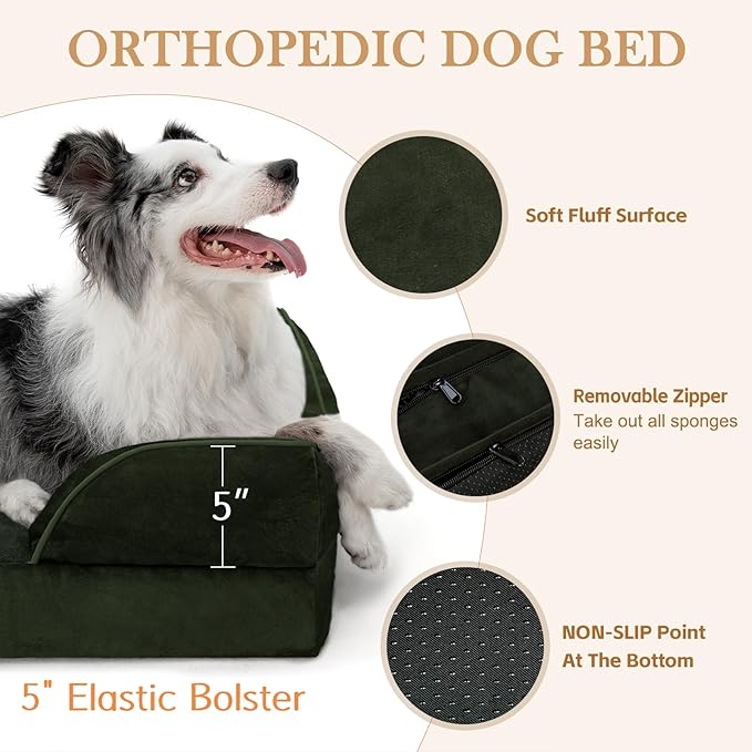 Comfort Expression Waterproof Orthopedic Dog Beds for Extra Large Dog