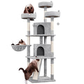 Yaheetech 76in Large Cat Tree Tower, 2 Condos, Sisal Posts & Cat-Ear Perch