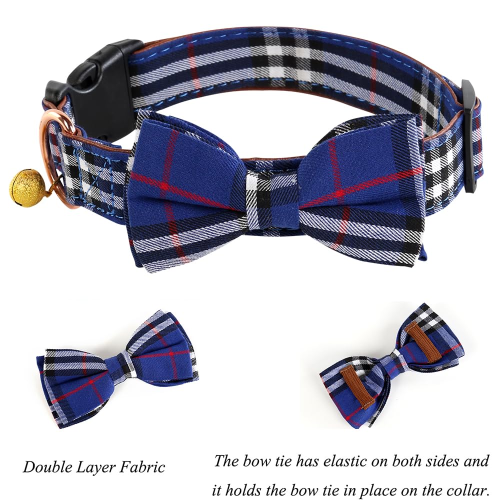 Yizepet Dog Collar and Leash - Adjustable pet Collar for Dogs with Metal Buckle Collar, Stylish Pattern for Small Medium or Large Boy and Girl Dog and Cat