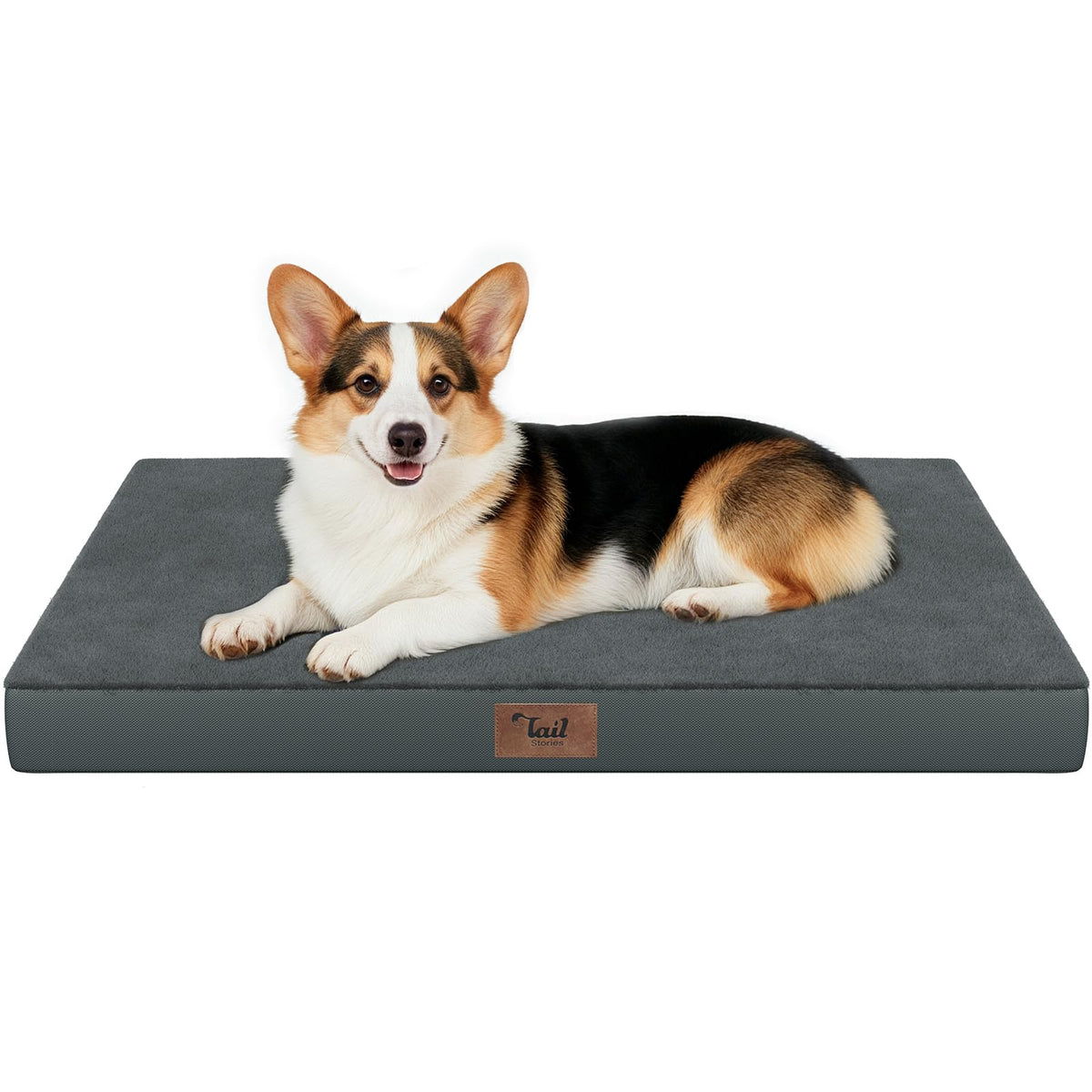 Tail Stories Outdoor Waterproof Orthopedic Dog Bed for Large Dogs