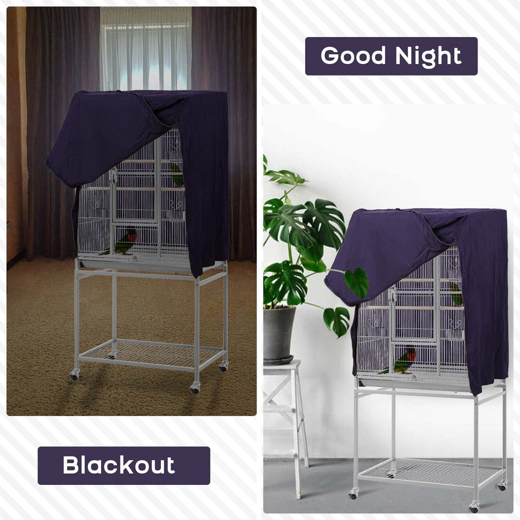 QBLEEV Birdcage Covers, Breathable Universal Bird Parrot Cage Cover Shade