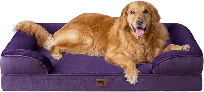 EHEYCIGA Orthopedic XXL Dog Bed, Waterproof Washable XL Big Pet Bed 48" — 41.0"l X 27.0"w X 6.5"th