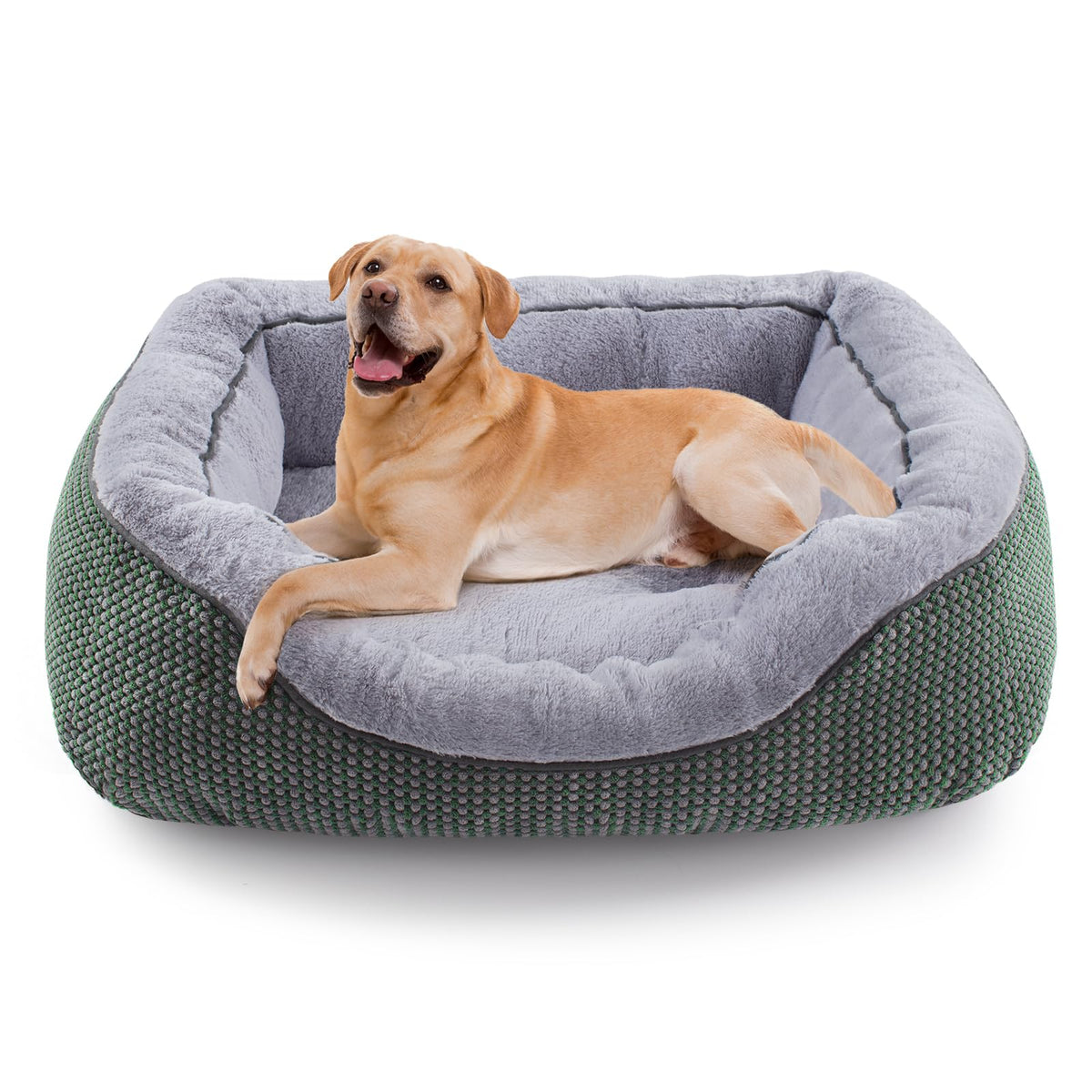 INVENHO Small Dog Bed for Small Dogs, Cat Beds for Indoor Cats Washable, Orthopedic Dog Bed, Warming Soft Calming Sleeping Puppy Bed Durable Pet Bed with Anti-Slip Bottom S(20"x19"x6")