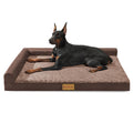 Patas Lague Orthopedic Large Dog Bed Washable Pet Sofa Bed 48''X30''Brown