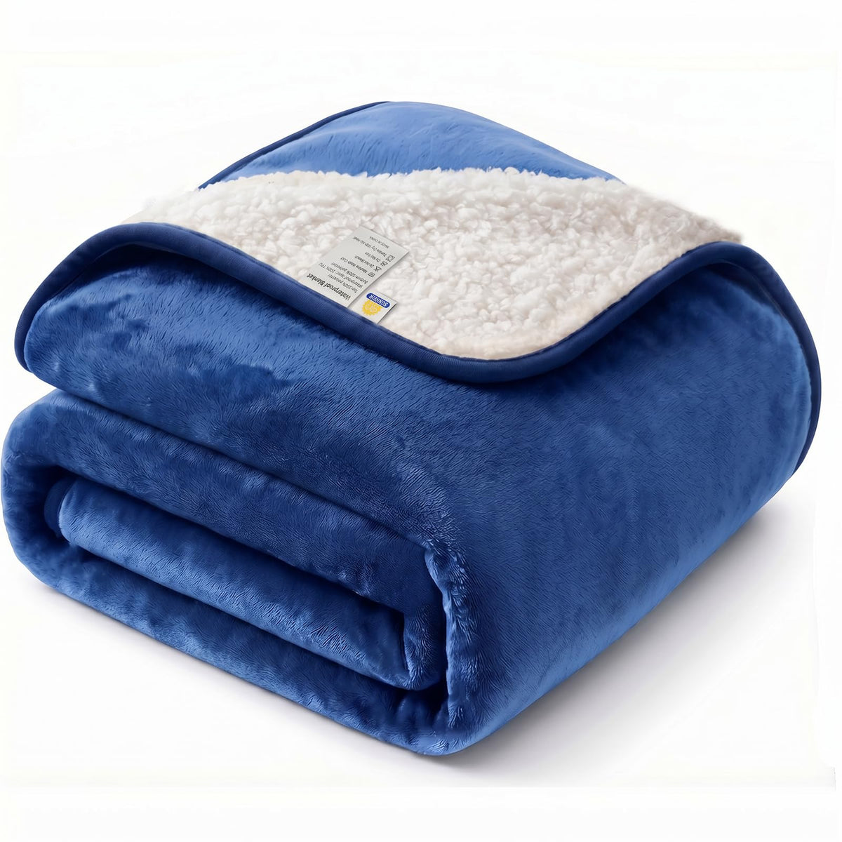 Sunheir Waterproof Blanket for Bed, Reversible Soft Flannel Twin Bed Blanket 60" x 80", Leakproof Throw Spill-Proof Dog Pet Blanket for Couch Cover, Furniture, Camping, Travel, Grey