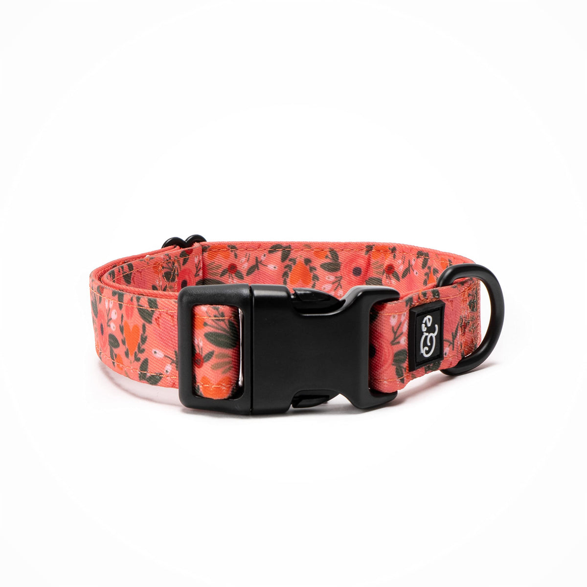 Lucy & Co. Dog Collar - Durable Lightweight Designer Collar for Pets - Adjustable Metal Safety Buckel. (Iced Coffee SZN Collar).