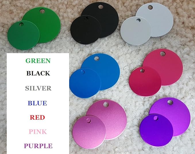 Dr. Fremont's Pet ID Tag Custom for Dog Cat Personalized | Many Shapes and Colors to Choose from | Made in USA | Strong Anodized Aluminum
