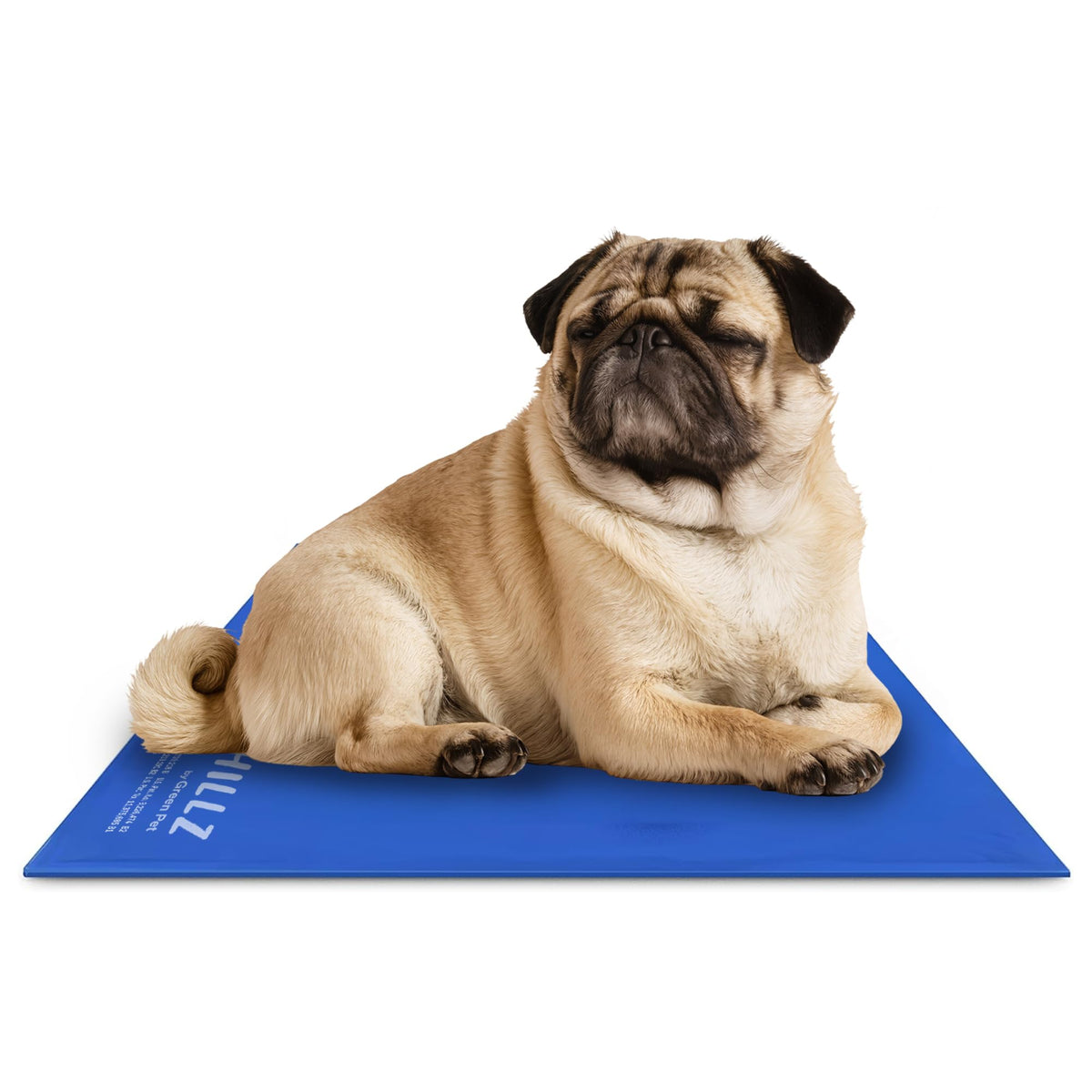 The Green Pet Shop Chillz Gel Mat, Large - Pressure-Activated Cooling Pad for Pets 25-50 lbs - Non-Toxic, No Water or Refrigeration Needed - Ideal for Home, Travel & Crates