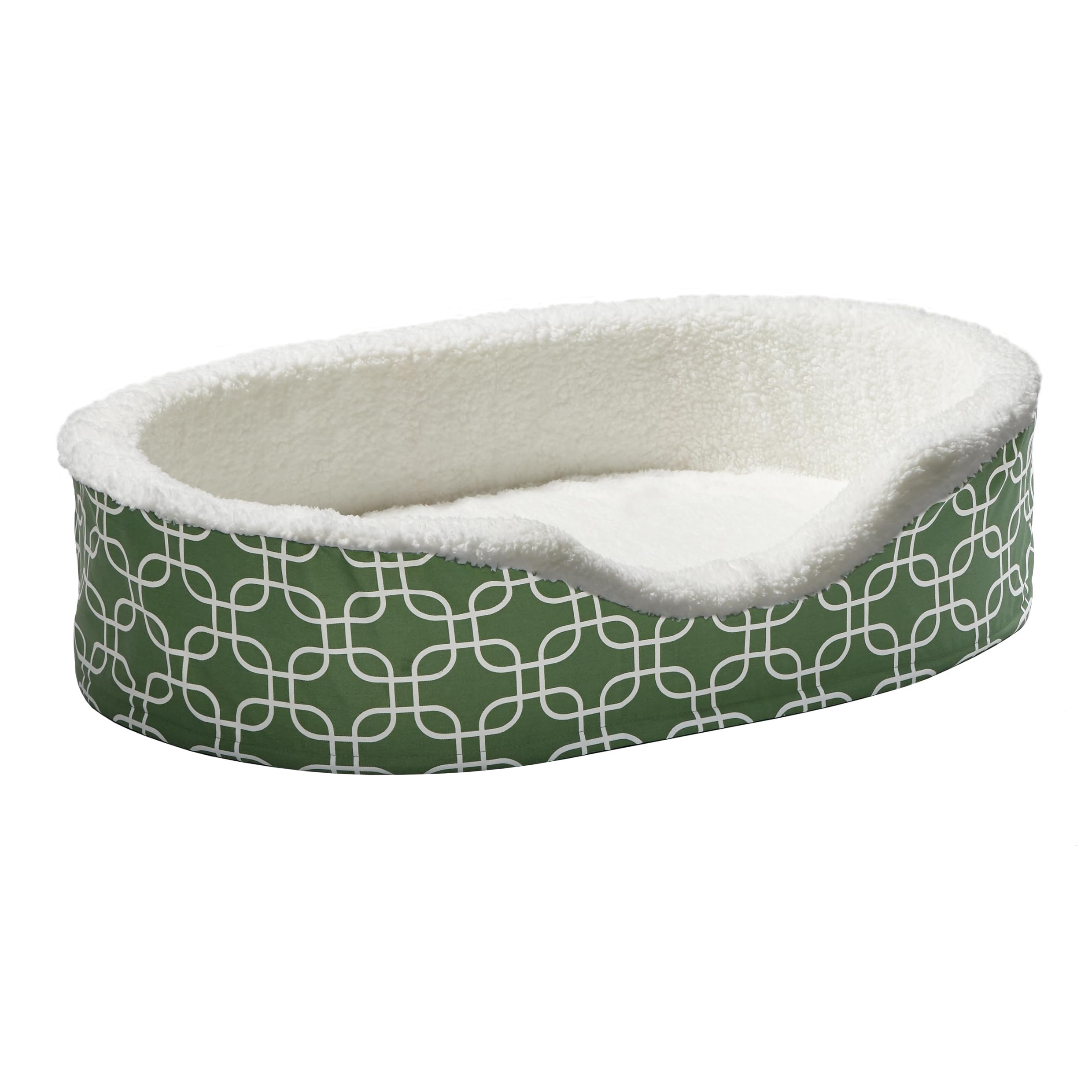 MidWest Homes for Pets Orthoperdic Egg-Crate Nesting Pet Bed w/ Teflon Fabric Protector, Large Green